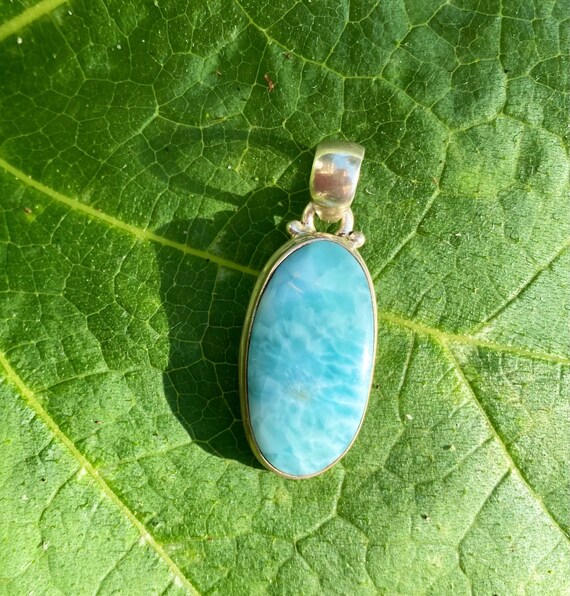 Larimar pendant deals etsy
