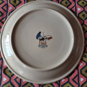 INCA WARE New Castle ,Pa. salad plate creamy beige vintage collectible dinnerware