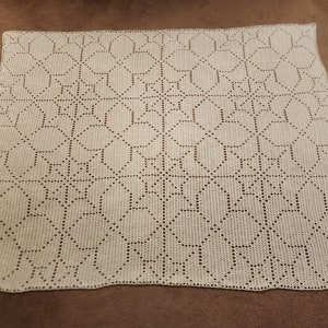 PDF Spiderweb Filet Blanket Crochet Pattern image 2