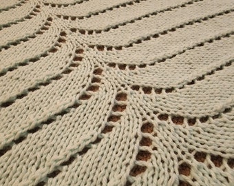 Knitted Eider Shawl - PDF Pattern