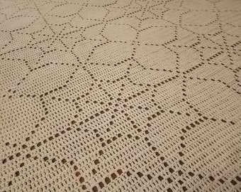 PDF - Spiderweb Filet Blanket - Crochet Pattern