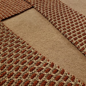 Brick Wall Scarf - Knitted