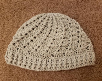 Divine Hat - Adult Sized - Elephant Grey - Crocheted