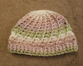 Divine Hat - Adult Size - Neapolitan - Crocheted