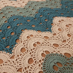 Virus Chevron Crochet Blanket Pattern - PDF File