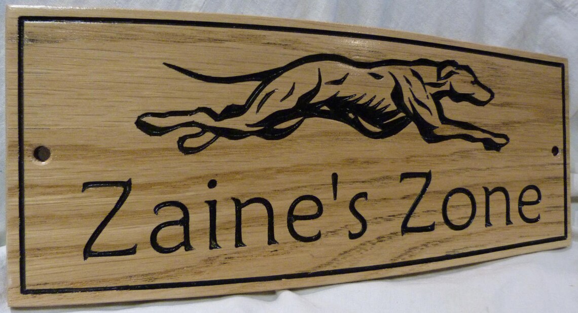 Dog Kennel Name Sign. Personalised to your requirements. Etsy