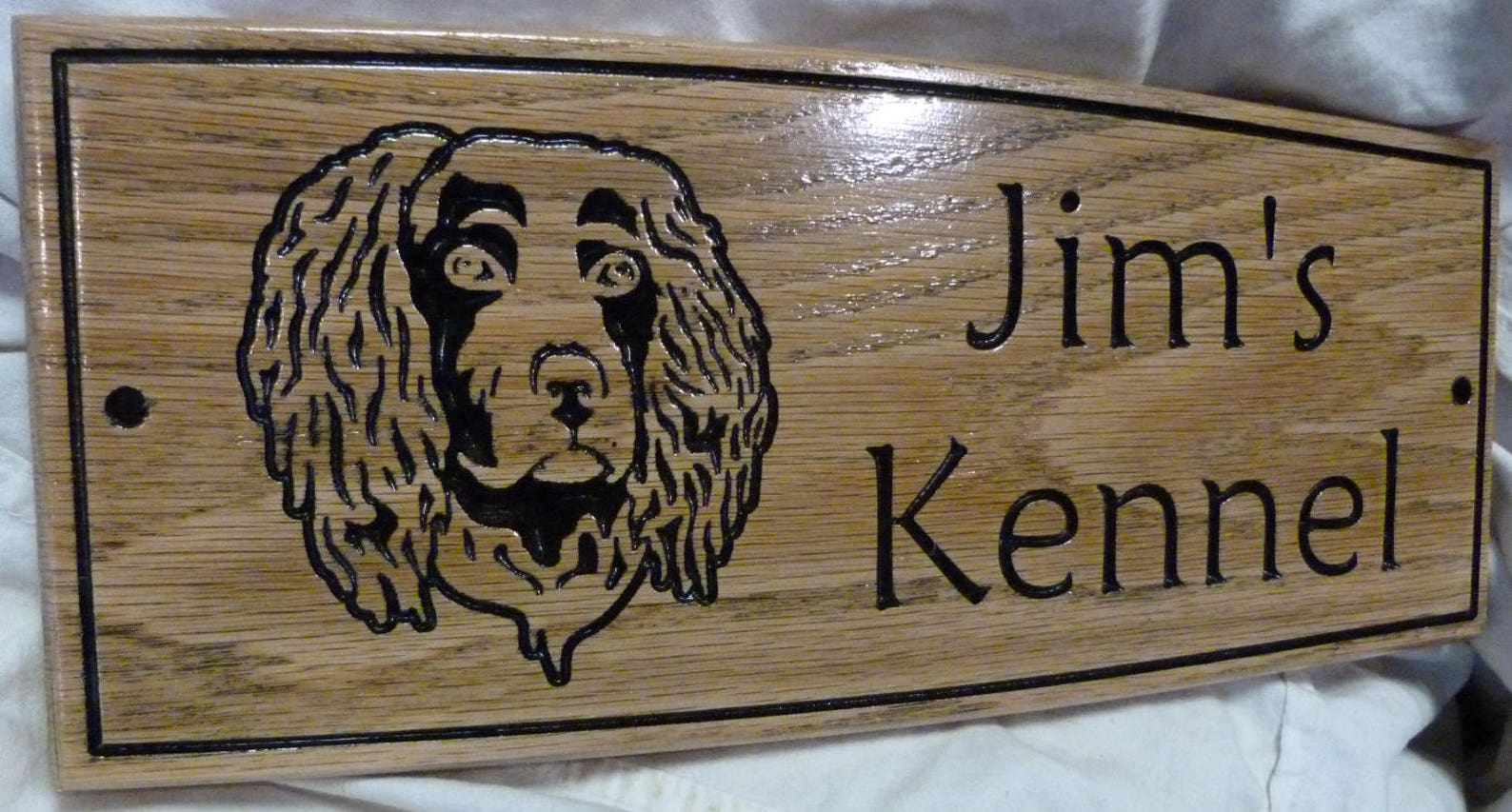 Dog Kennel Name Sign. Personalised to Your Requirements. Etsy