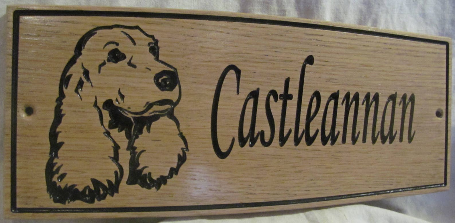 Dog Kennel Name Sign. Personalised to Your Requirements. Etsy