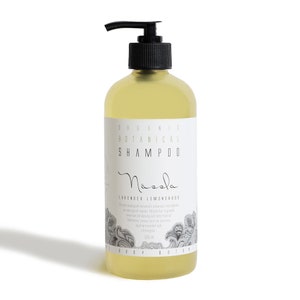 Organic Nettle Herbal Shampoo with Lemongrass and Lavender essential oils. Biodegradable. image 2