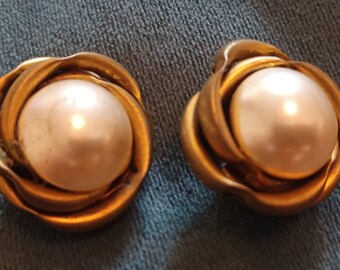 Franse vintage grote clip op oorbellen