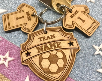 Personalised Birthday Football Keyring Gift For Him Dad Daddy Papa Pops Grandad Grandpa Soccer Keyring, Father's Day Gift, Stocking Filler