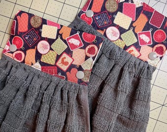 Hanging oven towels, housewarming gift