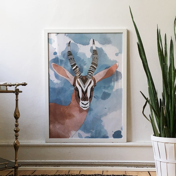Antilope, Digitaldruck 50x70