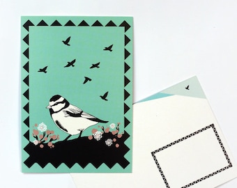 Sommervogel Postkarte