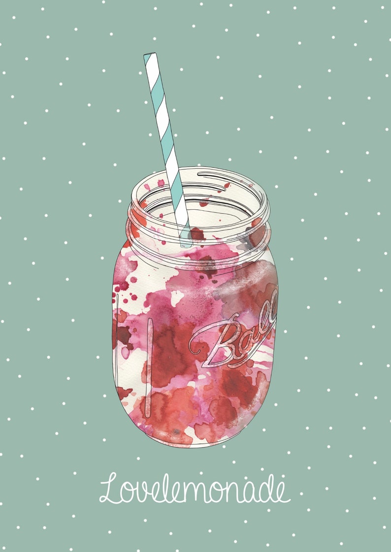 Lovelemonade, Digitaldruck A3 Bild 2