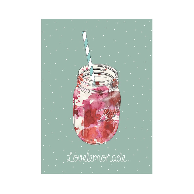 Lovelemonade, Digitaldruck A3 Bild 1