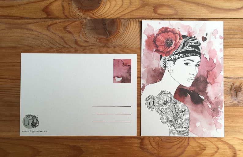 Poppylia, Postkarte Bild 2