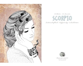 Scorpio, Zodiac card A5