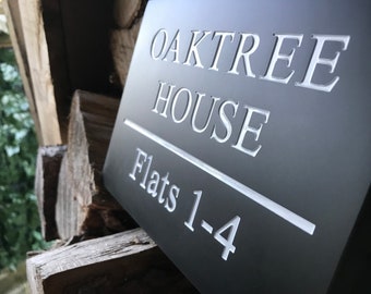 Quality Slate House Sign / Numbers 20mm Thick and 250mm x 200mm in size