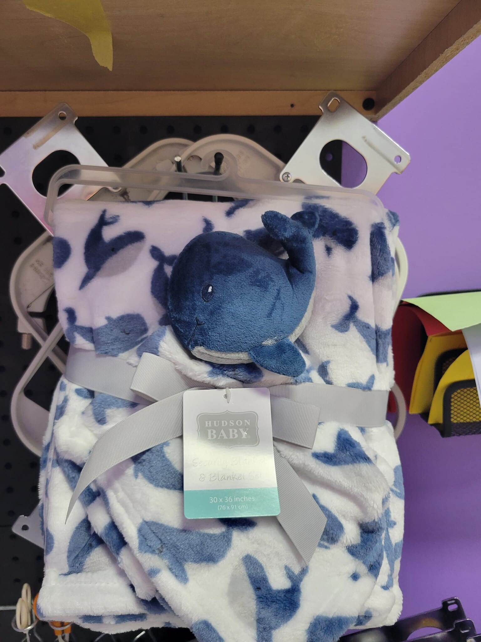 Hudson baby security top blanket and blanket set