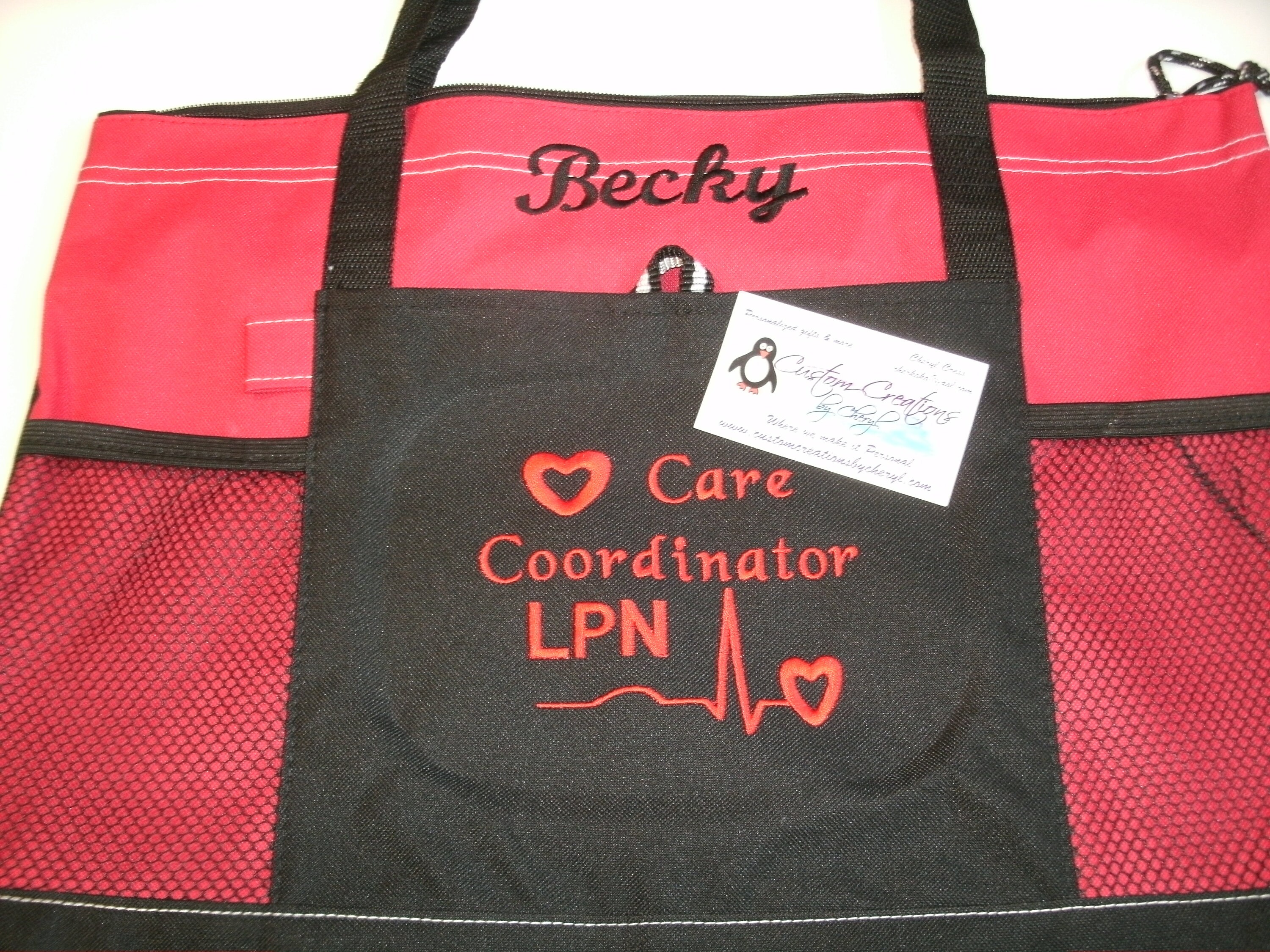 personalized rn tote bags