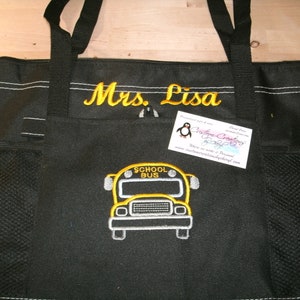 Personalized Bus Driver Personalized Tote bag, School Bus Driver Personalized Tote Bag, Great Bus Driver Gift Idea, Bus Driver Tote Bag