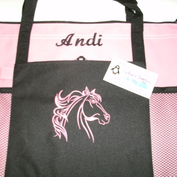 Horse Grooming Tote Etsy