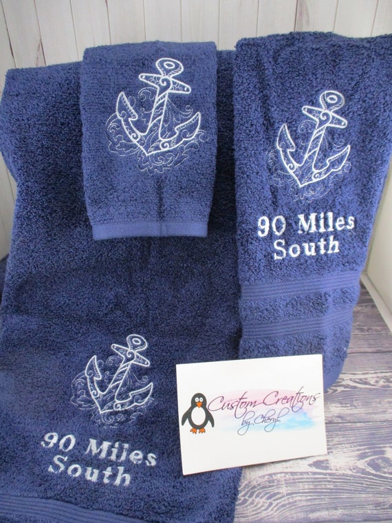 Towel Set - Nautical Anchor