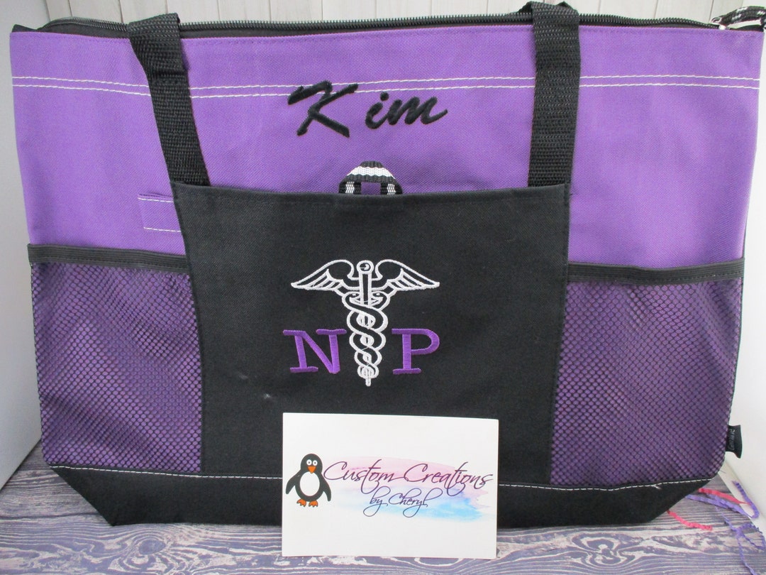 VAMSII Nurse Practitioner Tote Bag – NP Graduation Gift, Medical Student Shoulder Bag - View #2