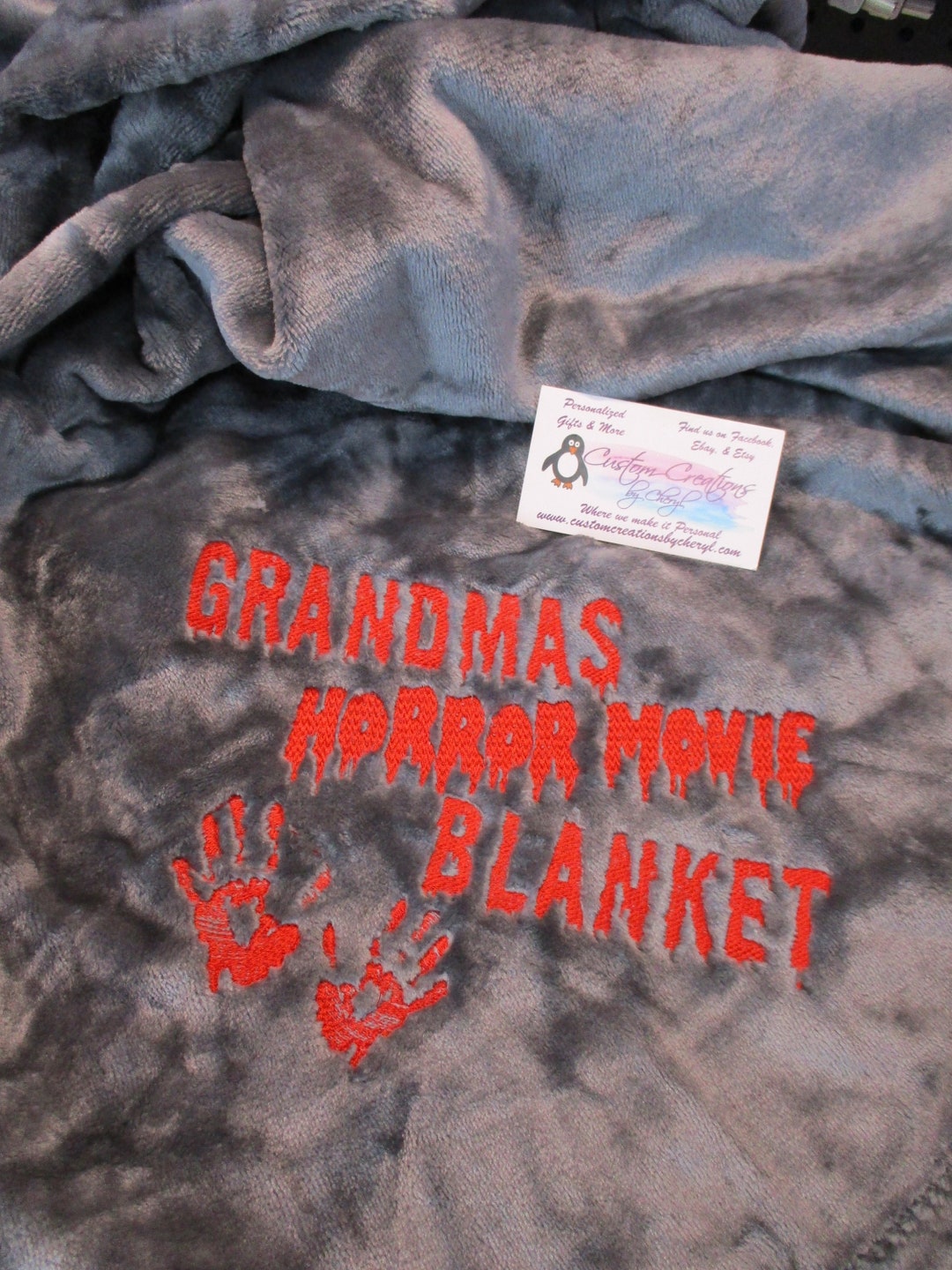 Horror Movie Blanket Personalized Throw 50 X 60 Mink Etsy