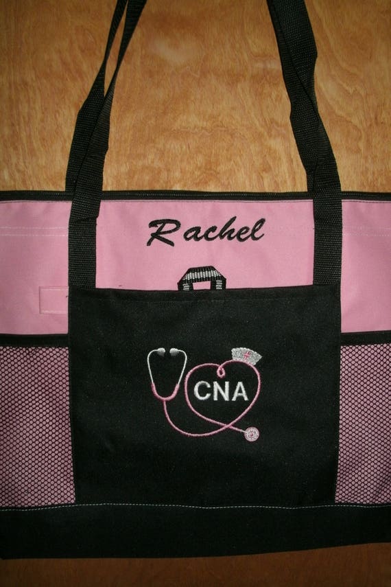 Large Zippered Tote Bag With Side Pockets for Nurses - Perfect for Work,  Gifts for CNA, RN, Nursing Students - Trauma Queen