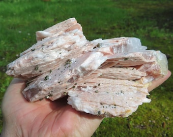 XXL Baryte crystals 16cm x 12cm x 7cm ca. 2 KG stone psy deco minerals decoration rock healing chakra specimen pink