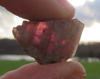 Purple Pink Turmaline gemstones 2,3cm 4 grams hippie deco minerals decoration specimen gems esoteric natural nature raw
