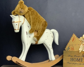 Urso de pelúcia Mohair: Urso de artista estilo vintage clássico (23,7 cm)