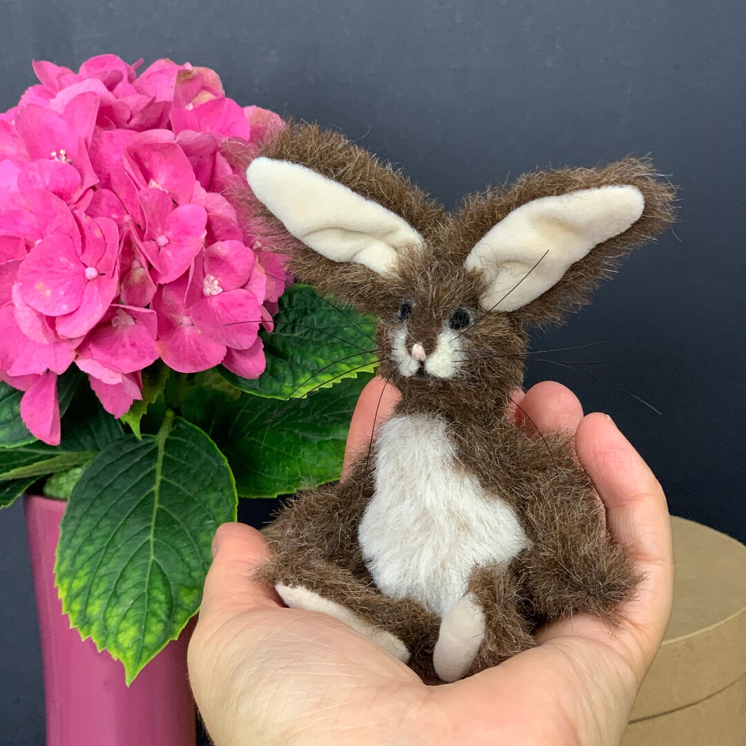 OOAK Handmade Bunny – Artist Rabbit Teddy, Alpaca Fur, Jointed ...