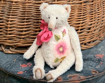 Rosehip Bear My Attic Bears  8.27 in. 21 cm