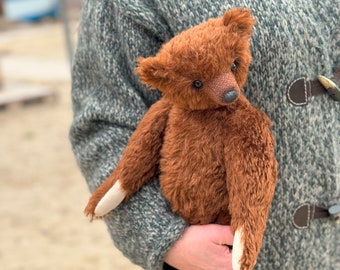 Paul Big mohair teddy bear 42cm (16.54in.) artist teddy bear OOAK Teddy Easter gift