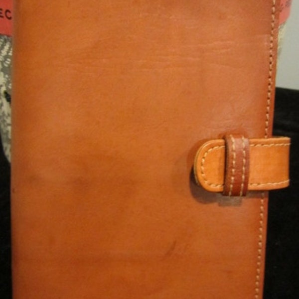 Vintage Field Book, Note Book Leather Made in Greece
