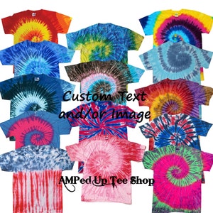 Custom Adult Tie Dye Shirt/ Custom T-shirt / Customized Tee / - Etsy