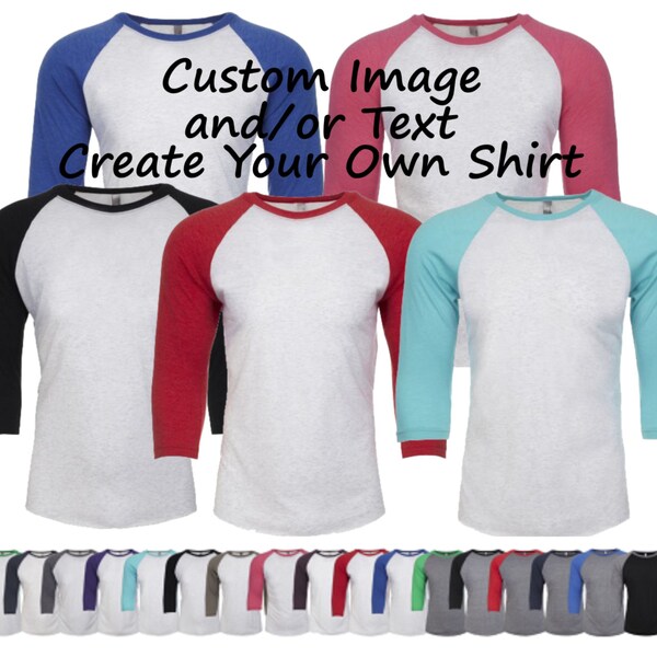 Raglan T Shirt - Etsy