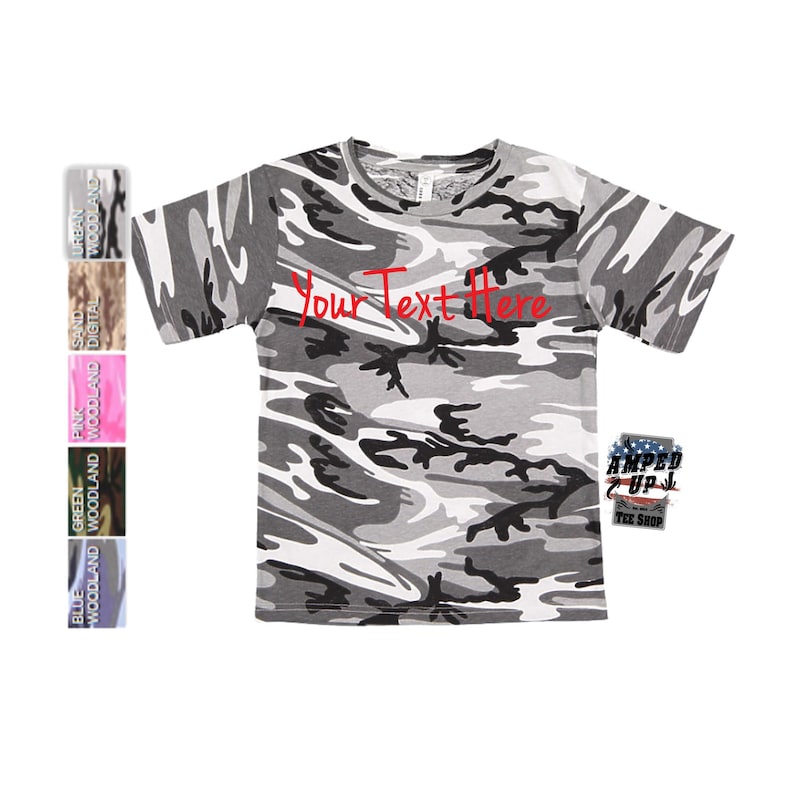 custom camo tshirts