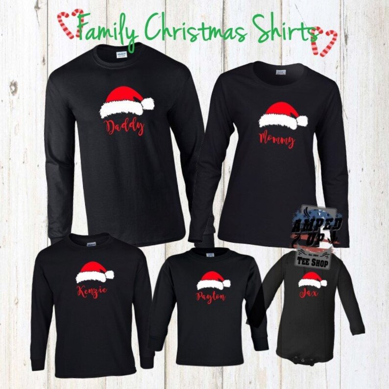 family christmas shirts etsy