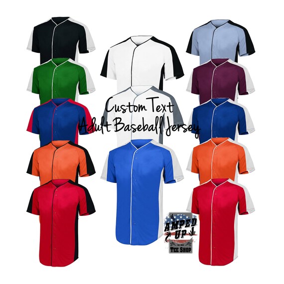 etsy custom baseball jersey