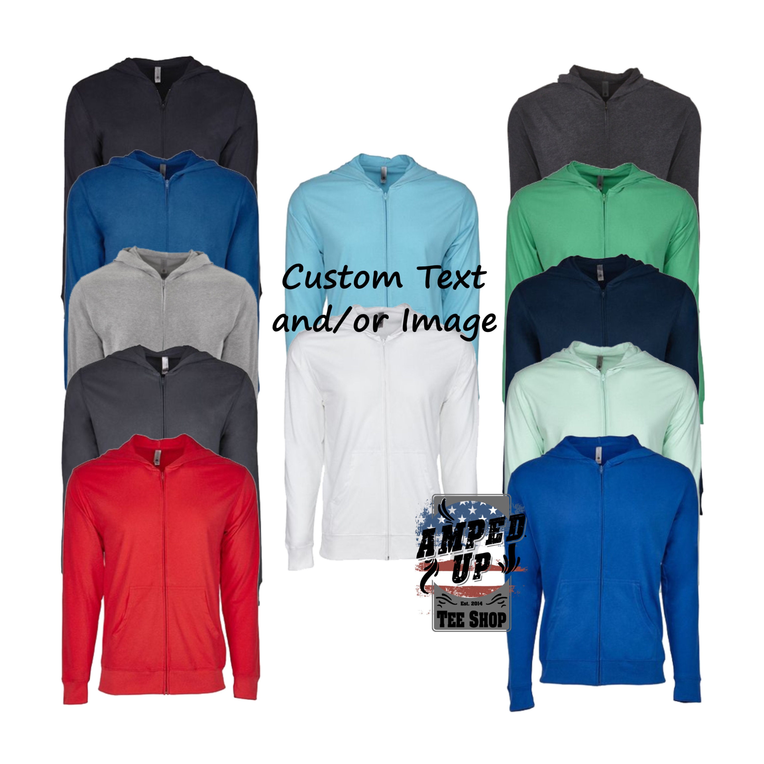 create your own zip up hoodie