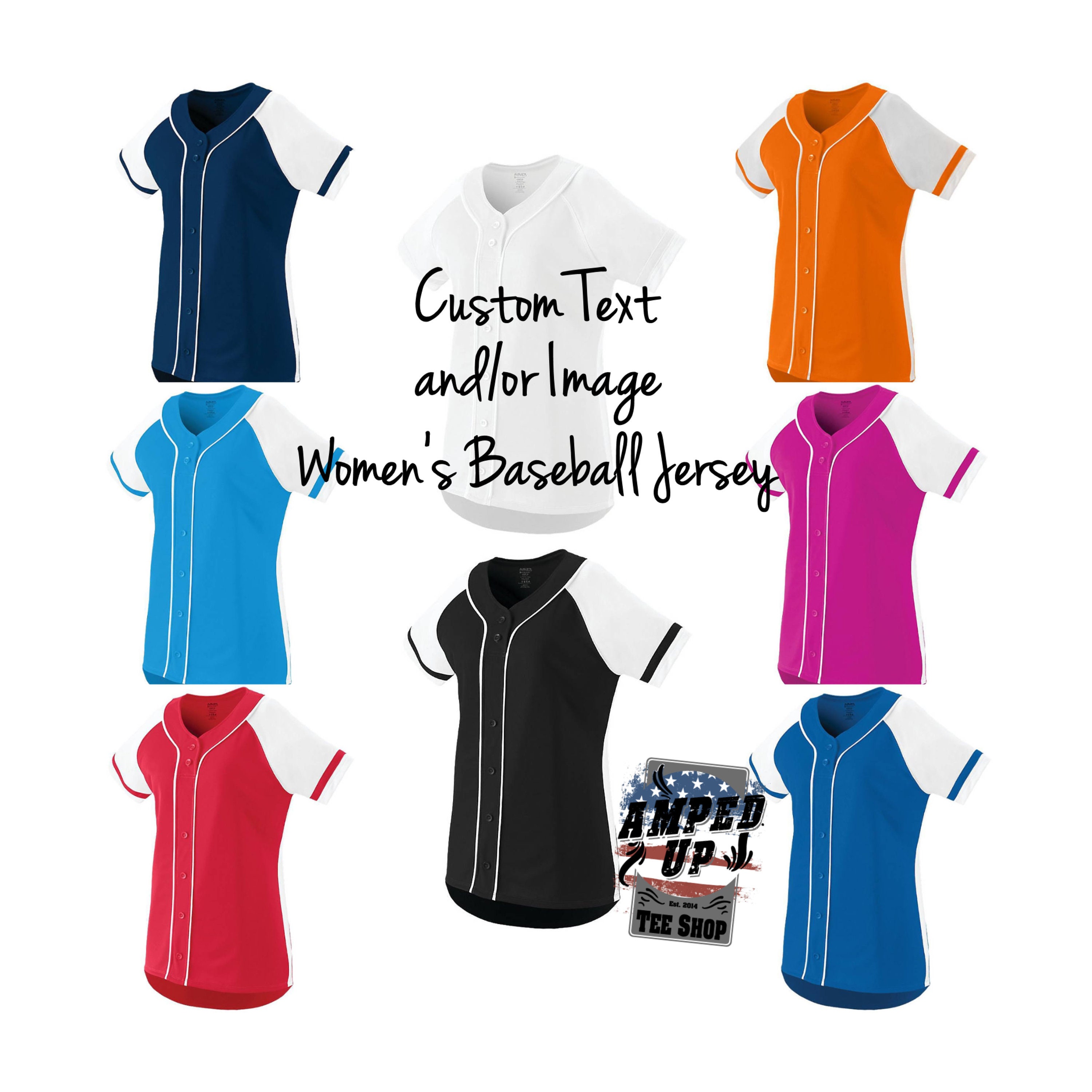 custom womens baseball jerseys