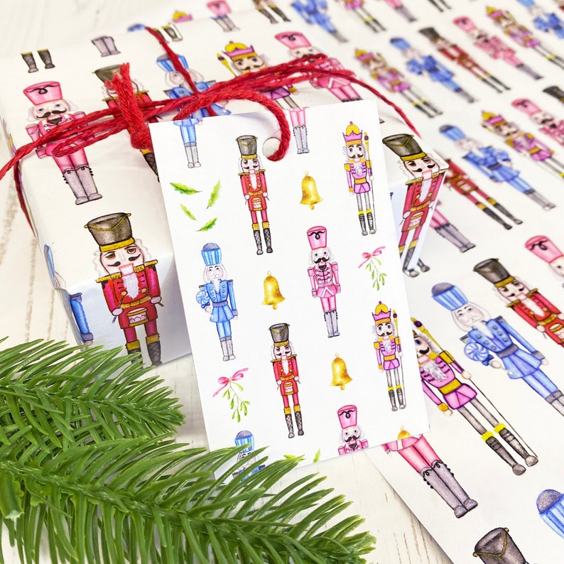 Nutcracker Luxury Wrapping Paper Gift Wrap Etsy