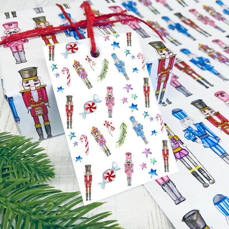 Nutcracker Luxury Wrapping Paper Gift Wrap Etsy