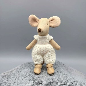 Little brother sister mouse clothes dress for 4inch 10cm dollhouse mice