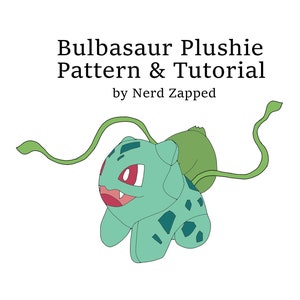 Bisbasaur Plüsch Schnittmuster und Anleitung .PDF