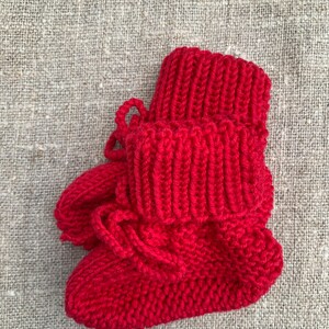 Baby Bootie RED image 4